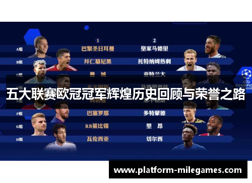五大联赛欧冠冠军辉煌历史回顾与荣誉之路